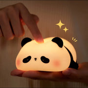 Silicone Panda Night Lamp  Cute 3 Level Dimmable Light
